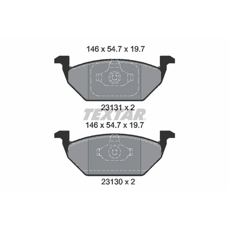 Textar Front Brake Pad Set 2313001