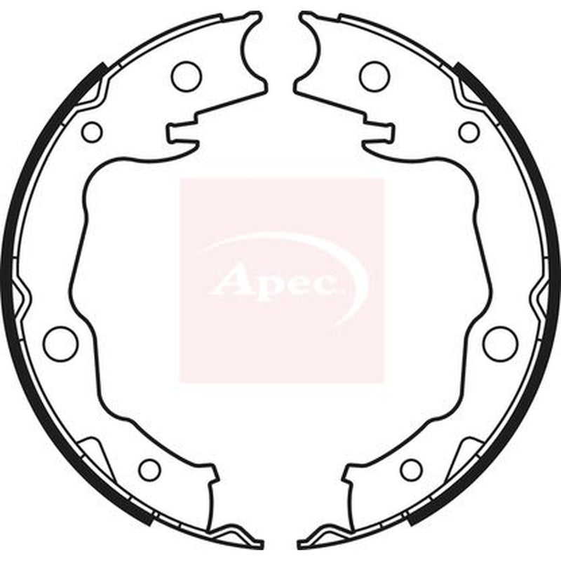 Apec Parking Brake Shoe Set SHU756