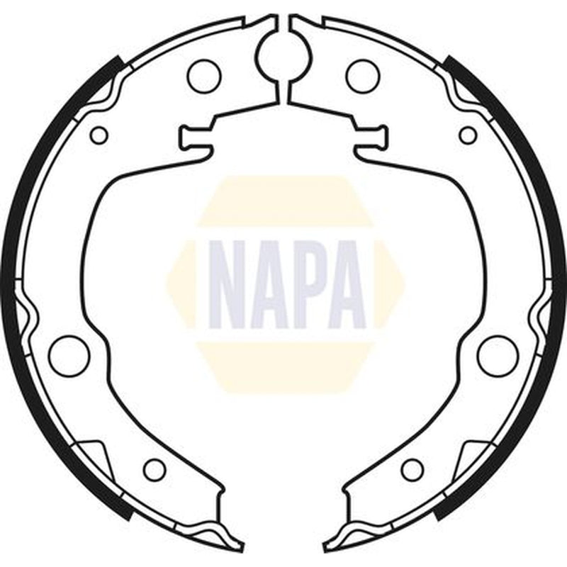NAPA Parking Brake Shoe Set NBS5014