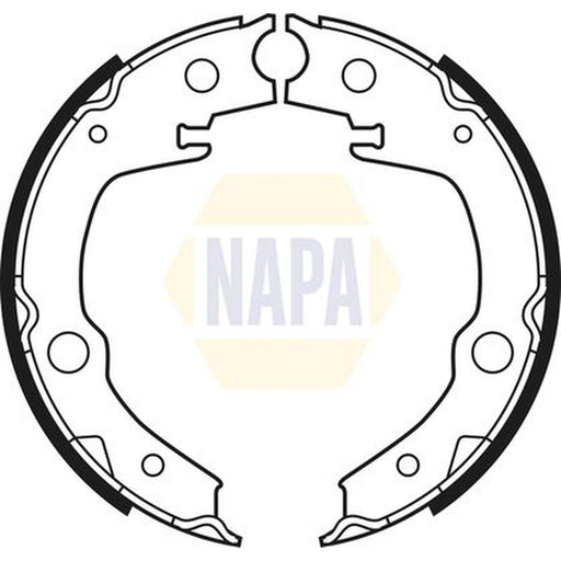 NAPA Parking Brake Shoe Set NBS5014