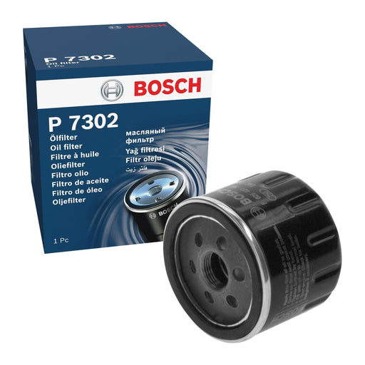 Genuine Bosch Car Oil Filter P7302 Fits Fiat 500 X - 1.0 - 18- F026407302 Bosch  - Town Parts