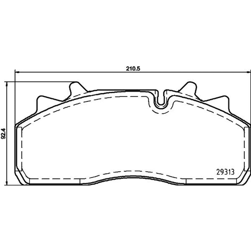 DON Front Brake Pad Set CVP090K