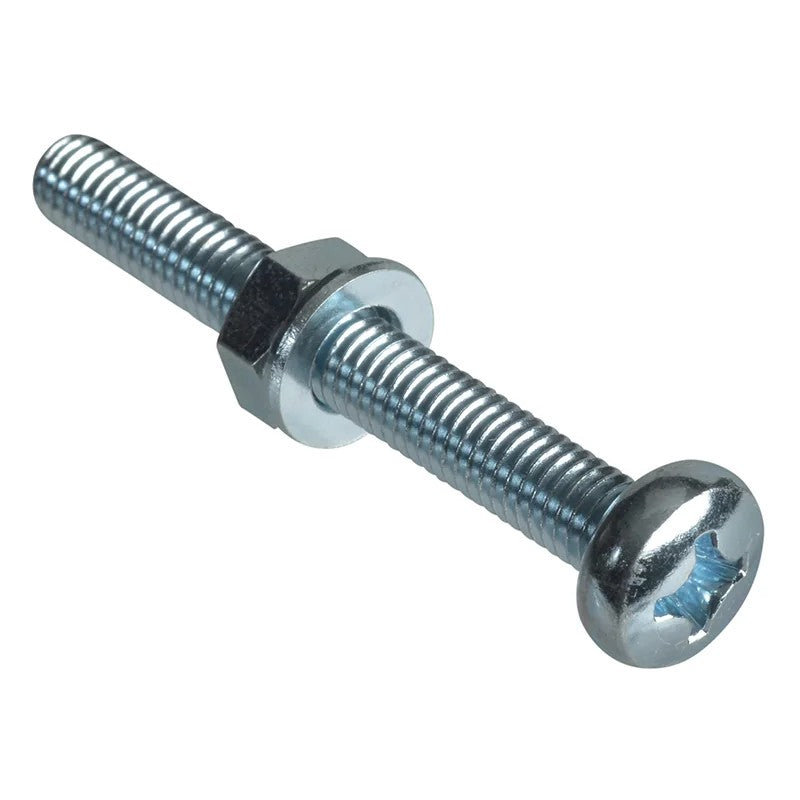 ForgeFix Machine Screw Pozi Compatible Pan Head ZP ForgePack 15 20-50mm