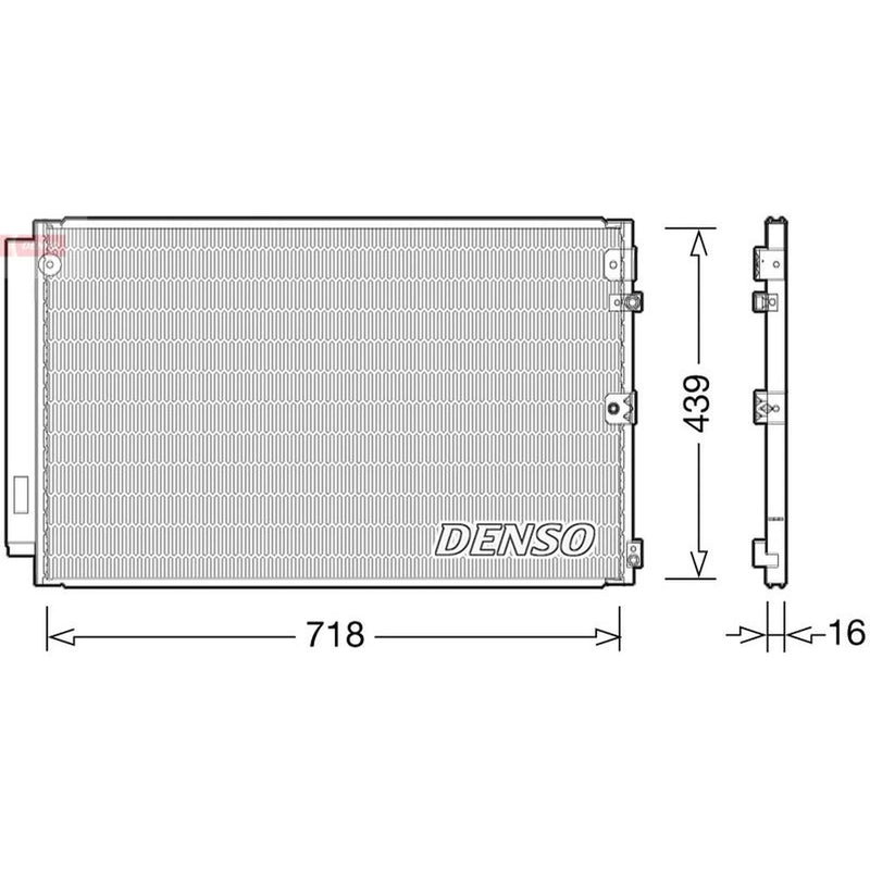 Denso Air Conditioning Condenser DCN51011