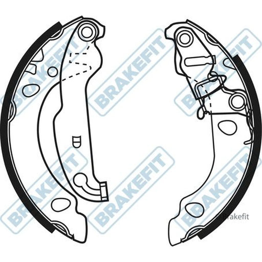 Apec Brake Shoe Set Axle Kit BSH1027