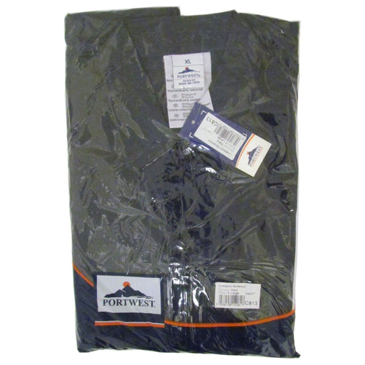 Portwest Polycotton Zip Coverall - Navy - X Large (Regular) Portwest  - Town Parts