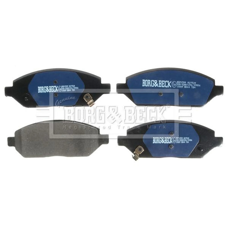 Borg & Beck 4 x Front Brake Pad Set BBP2599