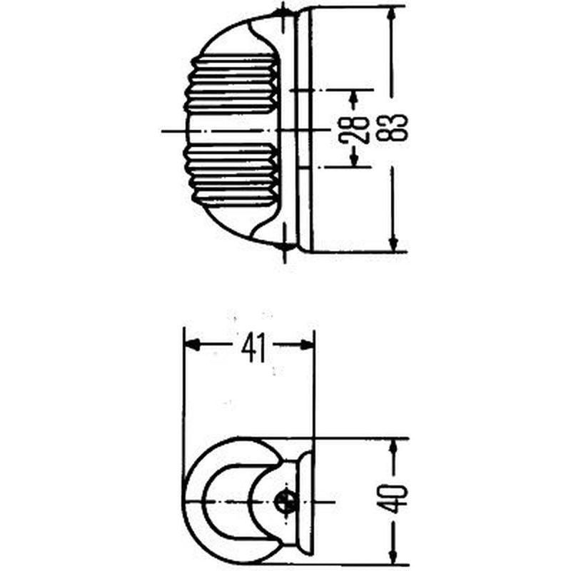 Hella Direction Indicator Light Rear 2BA 001 227-201