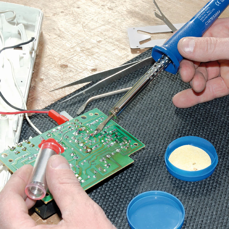 Draper Soldering Kit 25W with Iron, Cable & Accessories
