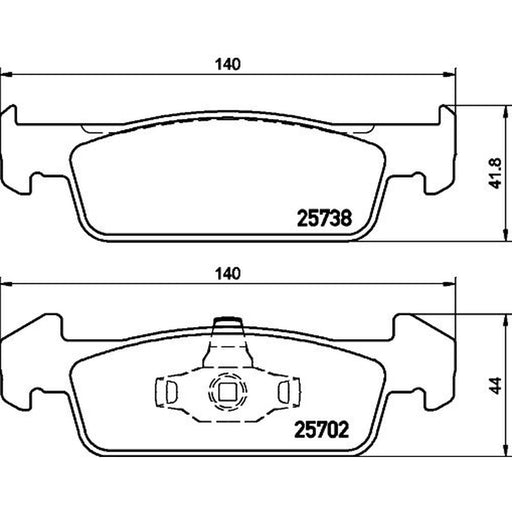 Mintex Front Brake Pad Set MDB3375