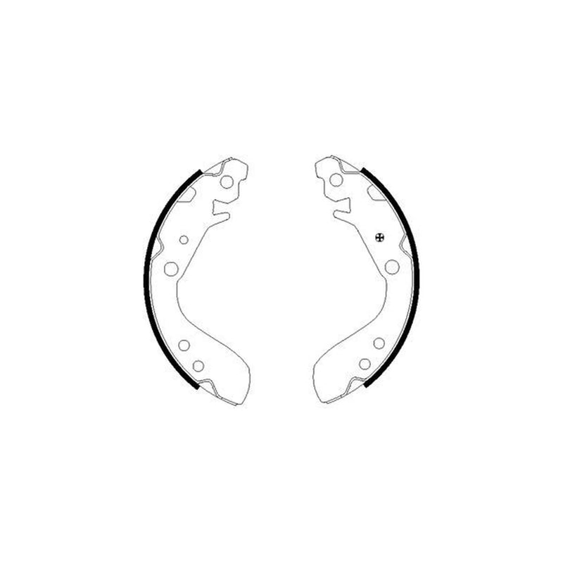 Mintex Brake Shoe Set Axle Kit MFR566