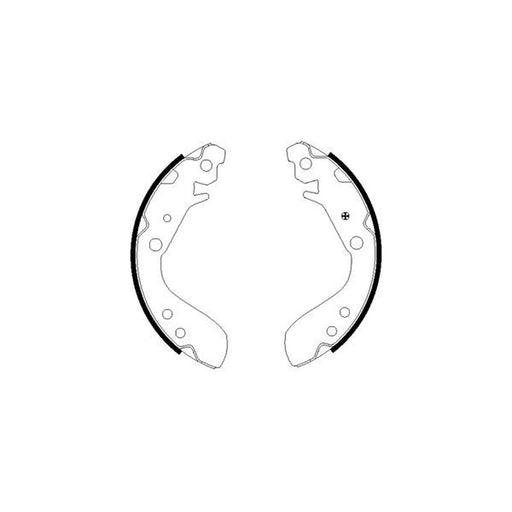 Mintex Brake Shoe Set Axle Kit MFR566
