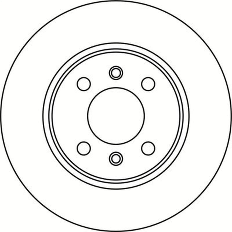 Abtex 2 x Vented Front Brake Discs BD1838V