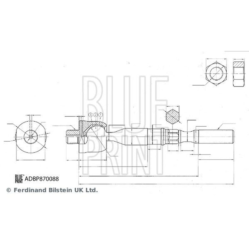 Blue Print Stabiliser Drop Link Front Right ADBP870088