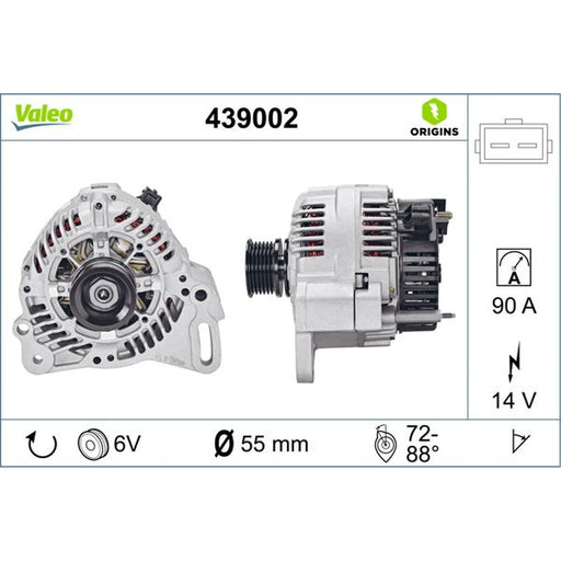 Valeo Car Alternator 12V 439002