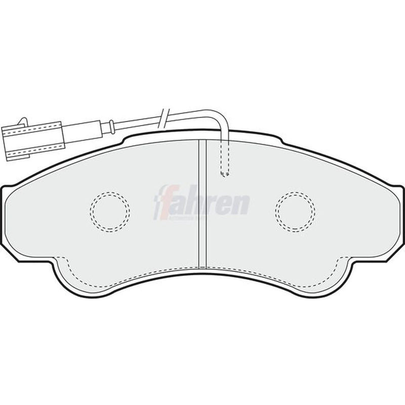 Fahren Front Brake Pad Set FBP3157