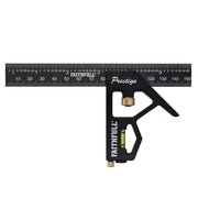 Faithfull Prestige Combination Square Black Aluminium 150mm (6in) - FAICS150CNC