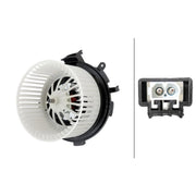 Hella Heater Blower Fan Front 8EW 366 400-101