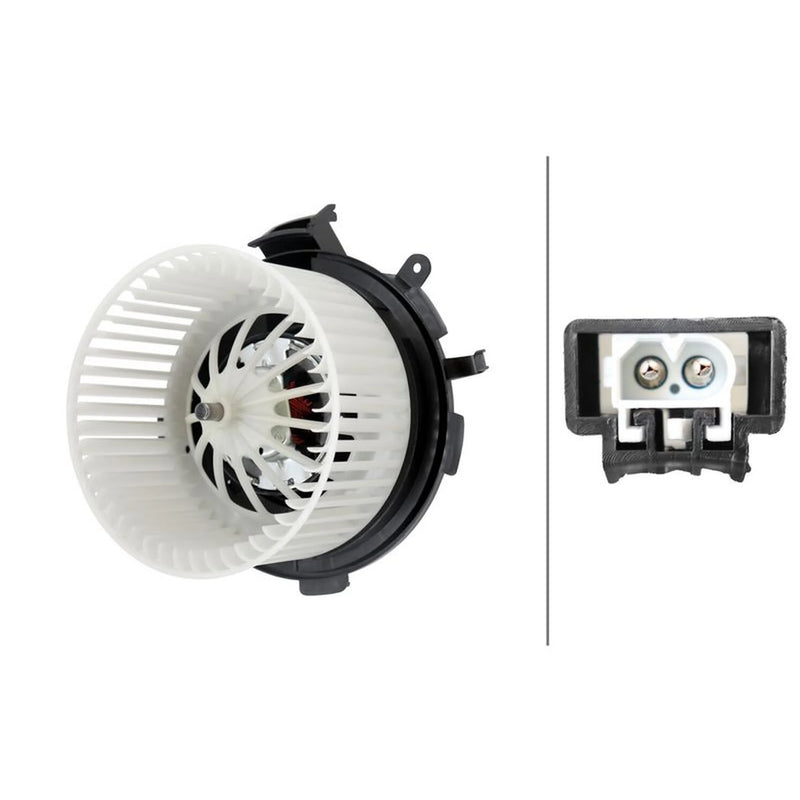 Hella Heater Blower Fan Front 8EW 366 400-101