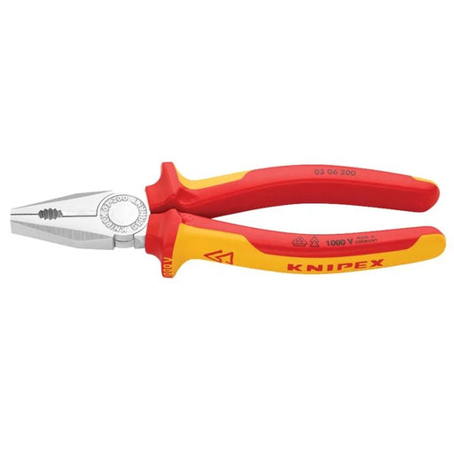 KNIPEX 03 06 200 VDE Combination Pliers 200mm - 03 06 200 SB