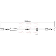 Apec Handbrake Cable Left Rear CAB1242
