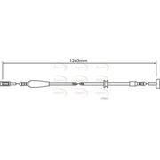 Apec Handbrake Cable Left Rear CAB1242