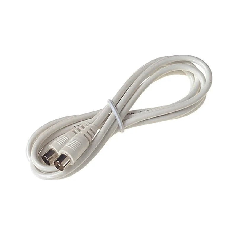 Dencon Coax Lead 2m White 7075 - 7075