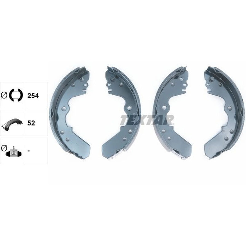 Textar Brake Shoe Set Axle Kit 91045100