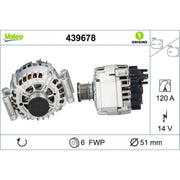 Valeo Car Alternator 12V 439678