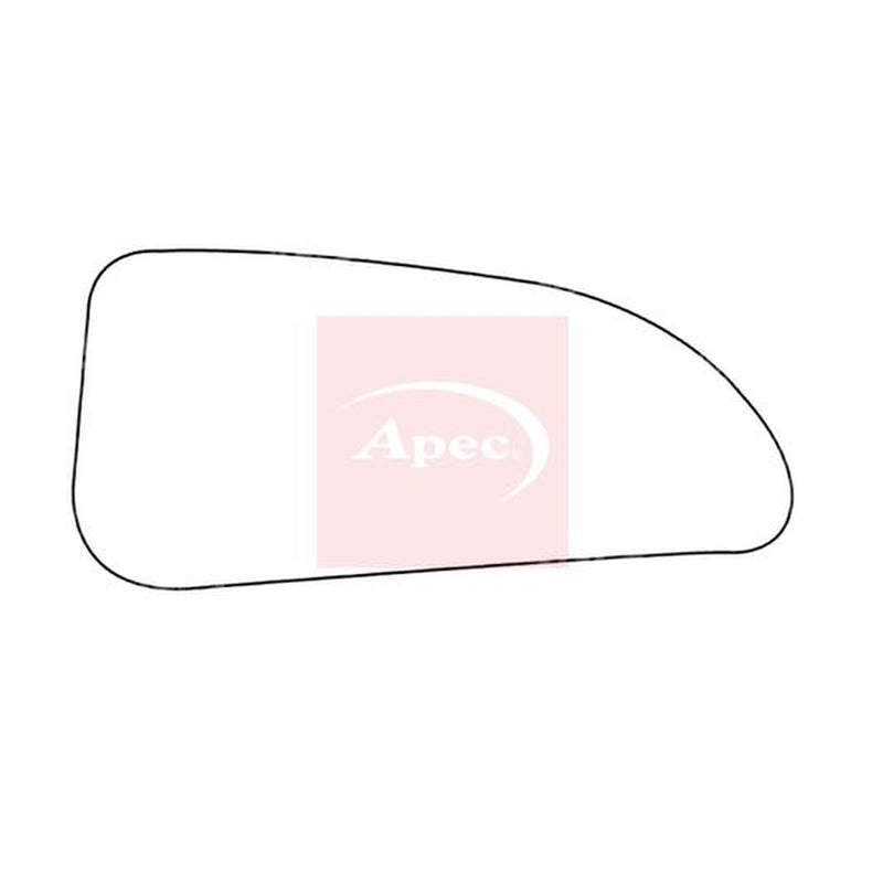 Apec Exterior Wing Mirror Glass Left AMS2681