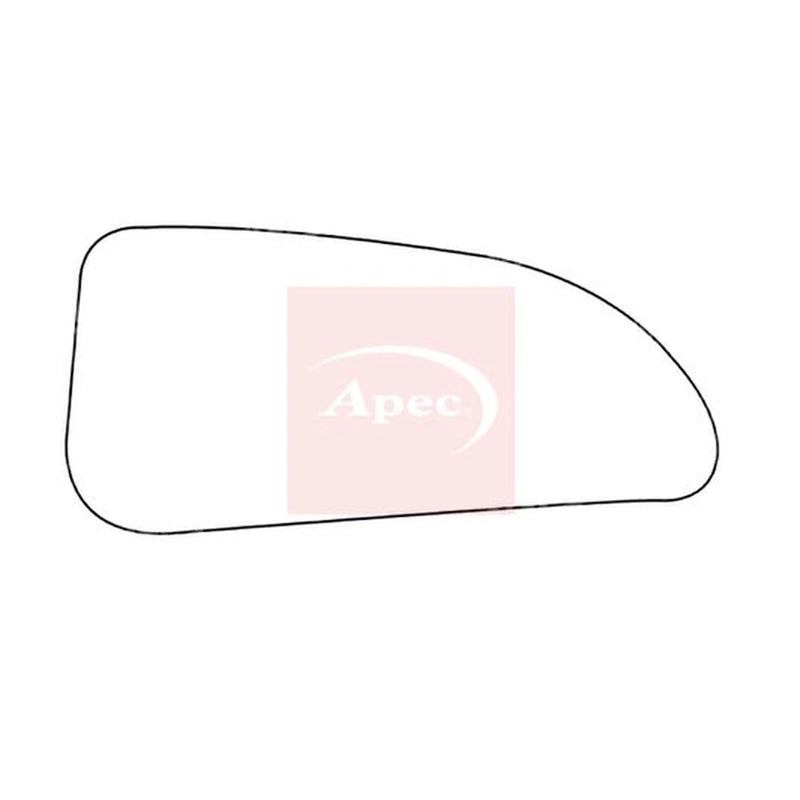 Apec Exterior Wing Mirror Glass Left AMS2681