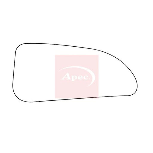 Apec Exterior Wing Mirror Glass Left AMS2681