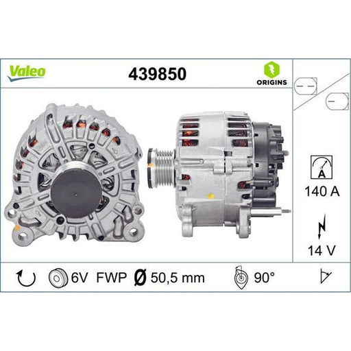 Valeo Car Alternator 12V 439850