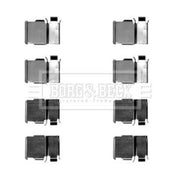 Borg & Beck Brake Pad Accessory Fitting Kit Rear BBK1497