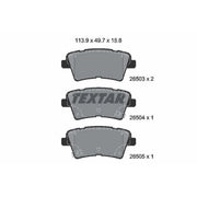 Textar Rear Brake Pad Set 2650301