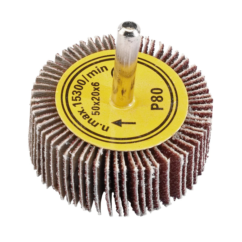 Draper Abrasive Flap Wheel 50 x 20mm 80 Grit