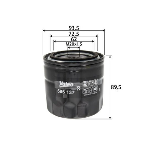 Valeo Engine Oil Filter 586137