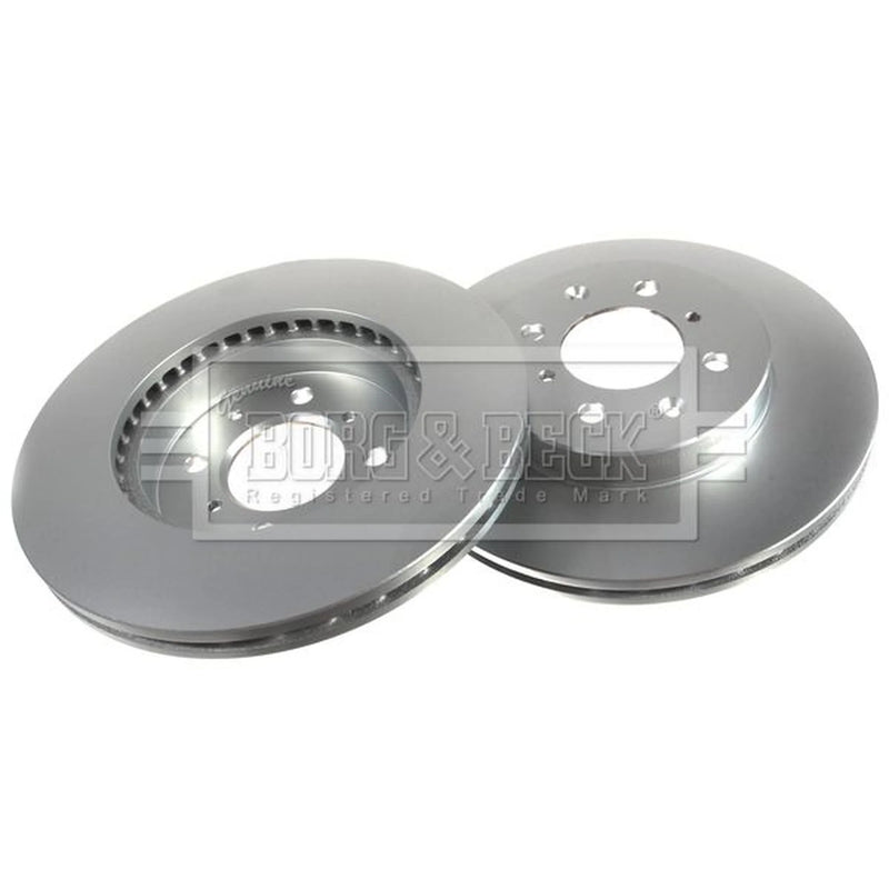Borg & Beck 2 x Vented Front Brake Discs BBD4081