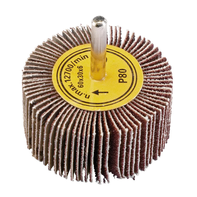 Draper Abrasive Flap Wheel 60x30mm 80 Grit
