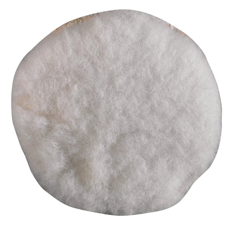 Draper Hook and Loop Lambs Wool Polishing Bonnets 125mm