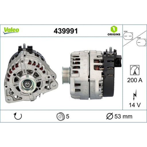 Valeo Car Alternator 12V 439991