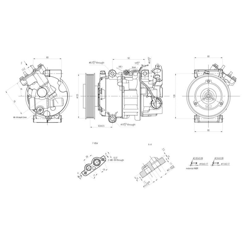 Hella Air Conditioning Compressor 8FK 366 200-681