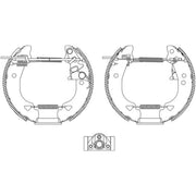 Mintex Brake Shoe Set Axle Kit MSP138