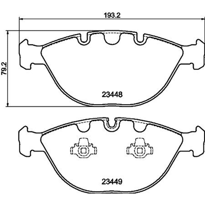 Mintex Front Brake Pad Set MDB2320
