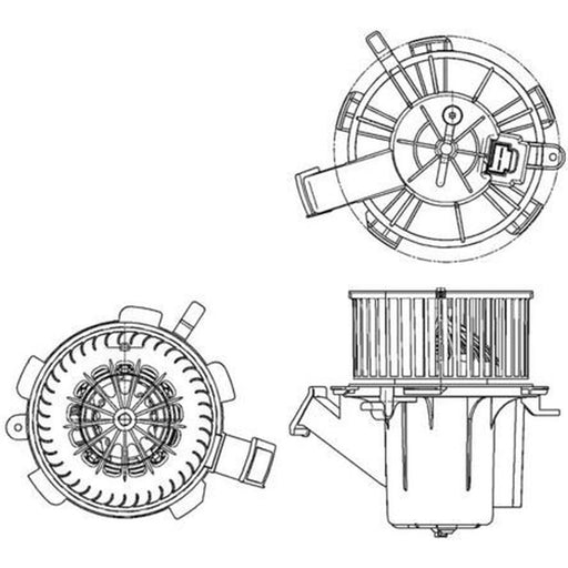 Mahle Heater Blower Fan AB 132 000P