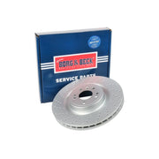 Borg & Beck 2 x Perforated/Vented Front Brake Discs BBD6136S