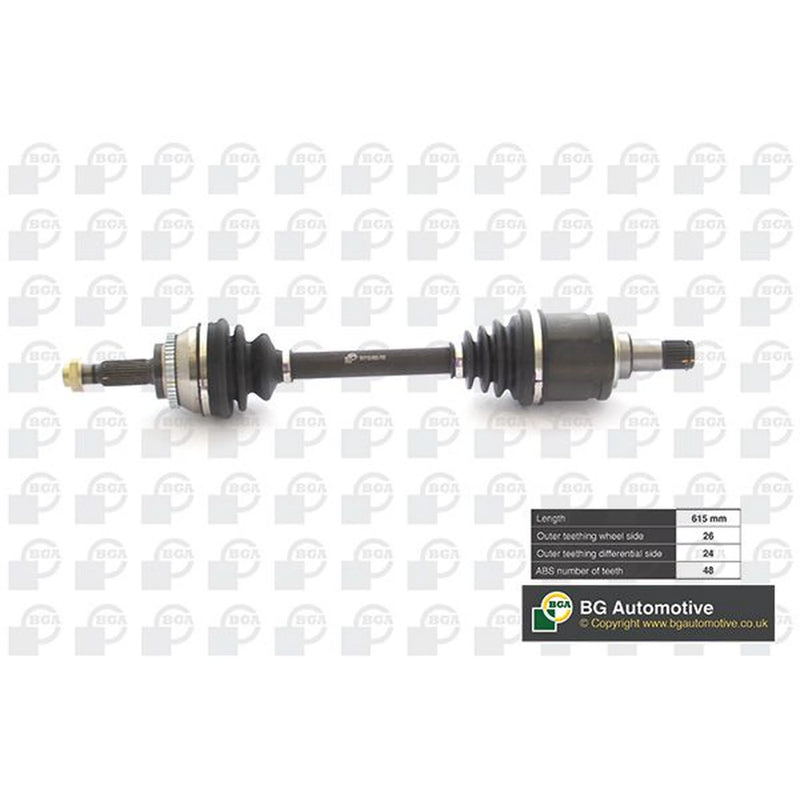 BGA CV Drive Shaft Driveshaft Front Left DS7608L