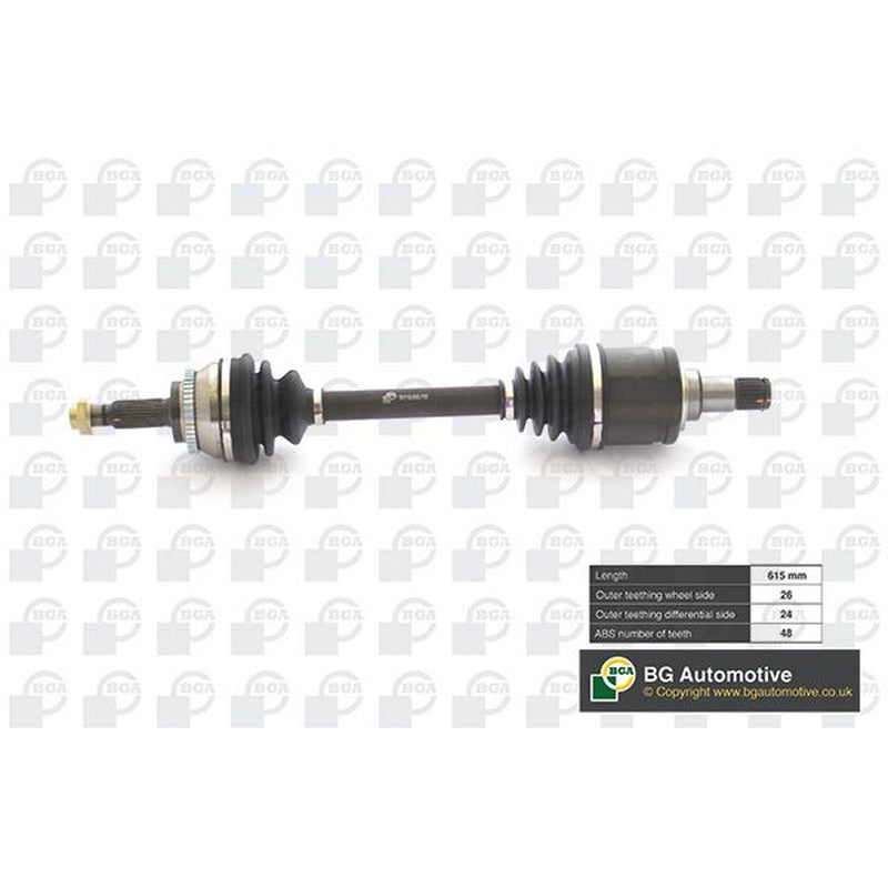 BGA CV Drive Shaft Driveshaft Front Left DS7608L