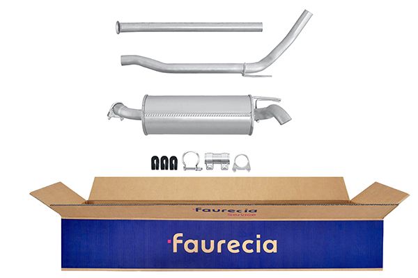 Hella 8LD 366 034-801 Rear Muffler
