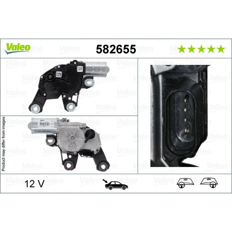 Valeo Front/Rear Wiper Motor Rear 582655